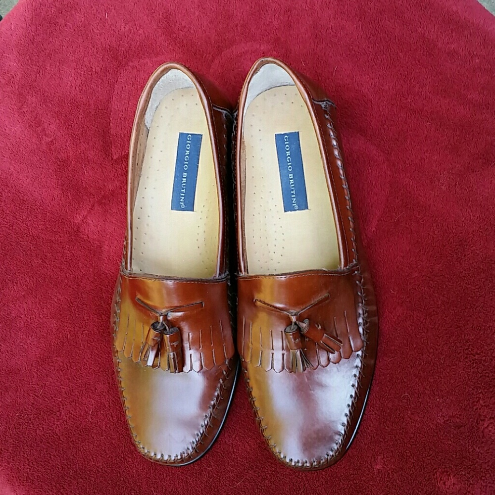 Giorgio Brutini Tassle Loafers Mens Size  11M